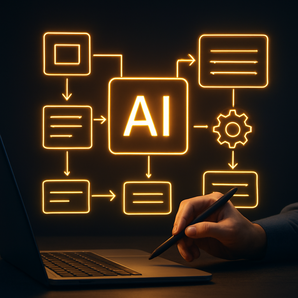 Visualizzazione di flussi di lavoro per intelligenza artificiale sviluppata da Nerivento