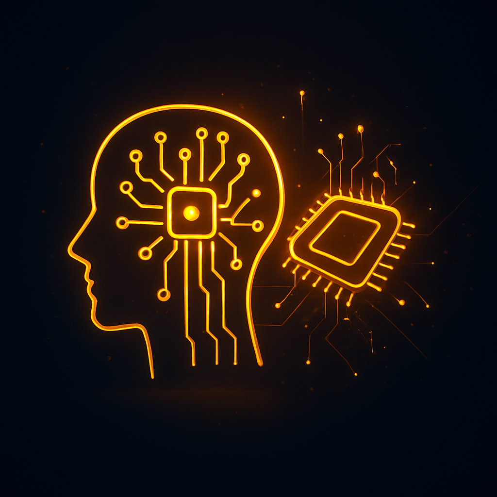 Visuale astratta dedicata all'intelligenza artificiale